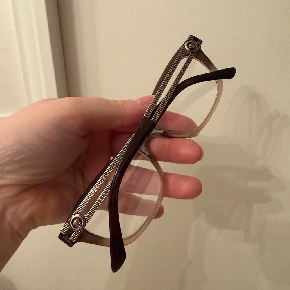 Versace MOD 3220 5165 Brown Fade Eyeglasses Frames 52-16 140 Italy - Picture 7 of 7